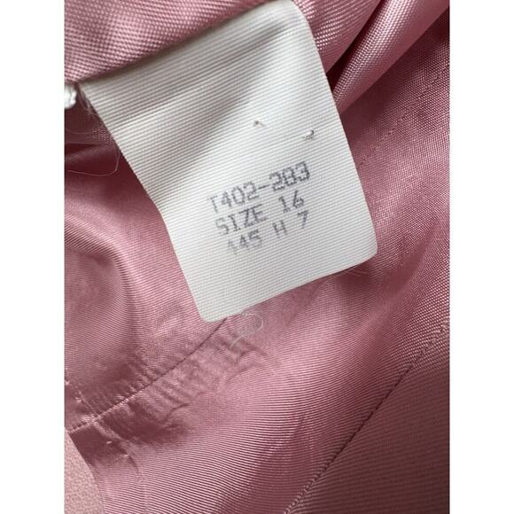 Vintage Pendleton Blazer Womens 16 Pink 100% Wool Jacket Country Sophisticates - Picture 5 of 8